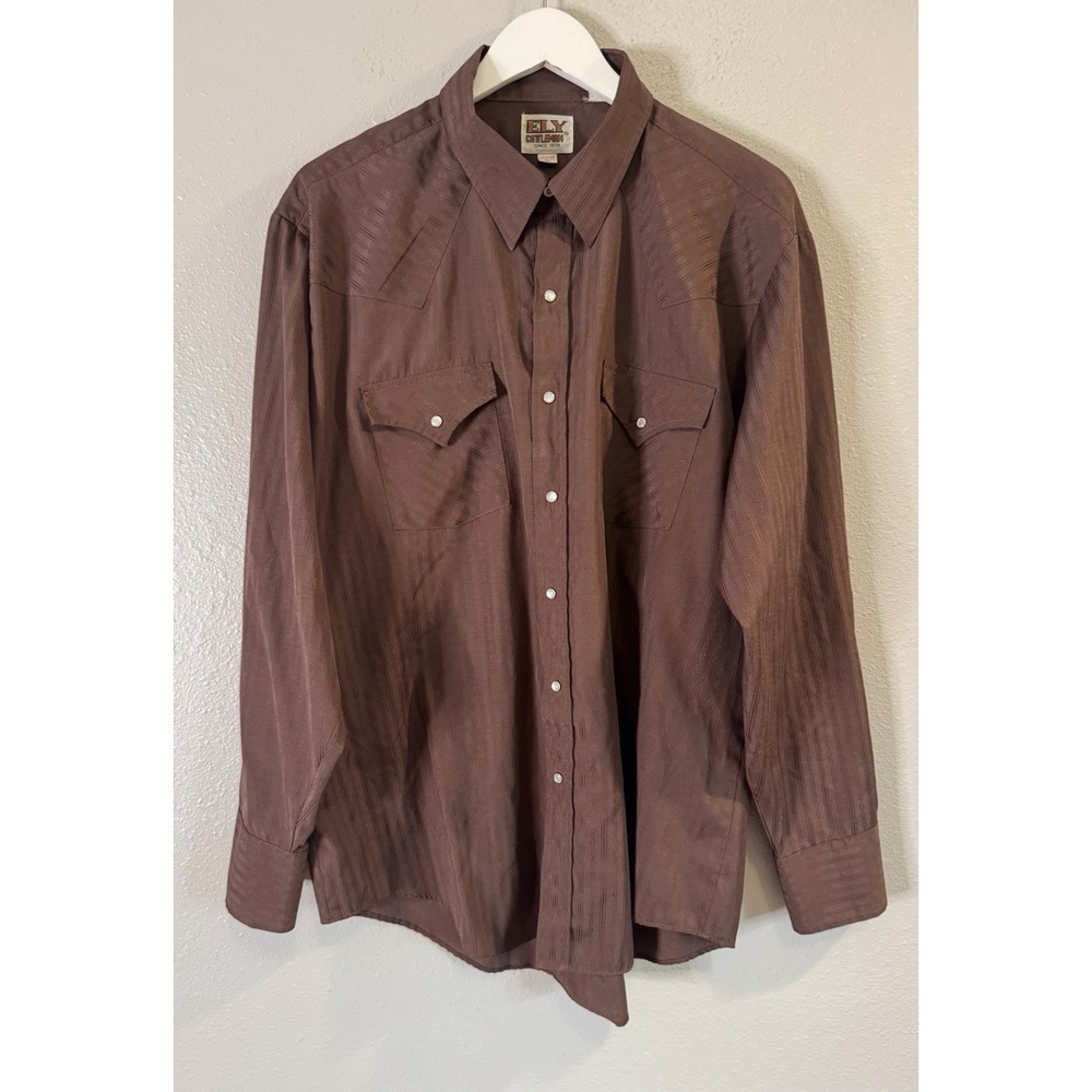 Men's Pearl Snap Shirt Extra Large